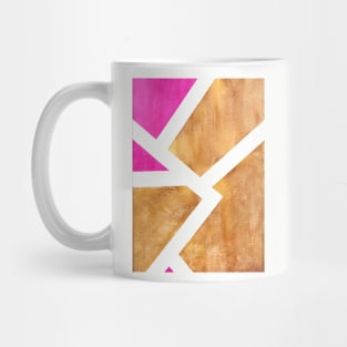 gold and magenta texture Mug